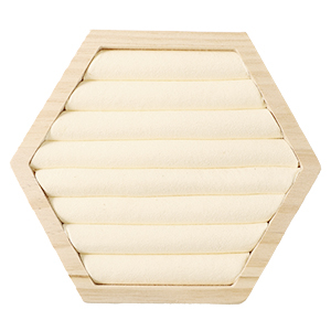 Schmuckdisplay f&uuml;r Ringe Natural-beige