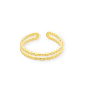 Ringe aus Stainless Steel - Rostfreiem Stahl Gold
