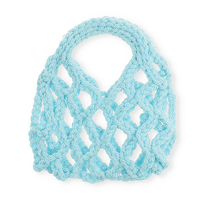Handgeh&auml;kelte T&auml;schchen Light blue