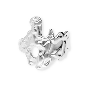 Ringe aus Stainless Steel - Rostfreiem Stahl Silver