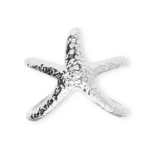Ringe aus Stainless Steel - Rostfreiem Stahl Seestern Silver