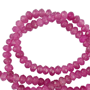 Naturstein Perlen 4mm Facett geschliffen Purple