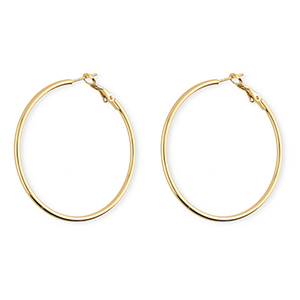 Ohrringe aus rostfreiem Edelstahl / Creolen Gold