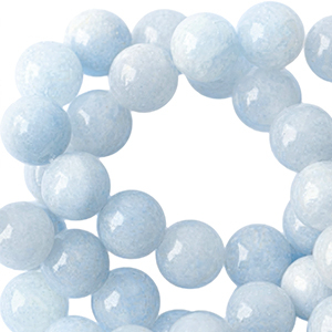 Naturstein Perlen 6mm Light blue
