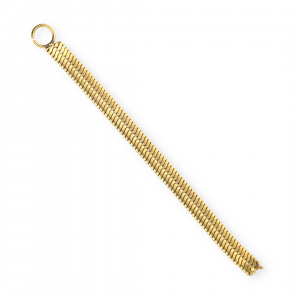 BY31&reg; Rostfreier Edelstahl Gliederanh&auml;nger Schlangen Gold
