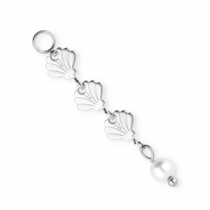 BY31&reg; Rostfreier Edelstahl Gliederanh&auml;nger Muschel Silver-white