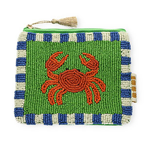 BY31&reg; Etui Krabbe Green-burnt orange-blue-white-gold