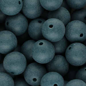 16 mm DQ Acrylperlen Petrol blue