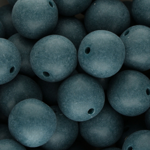 18 mm DQ Acrylperlen Petrol blue