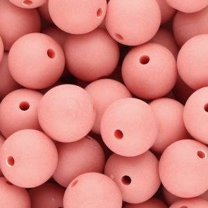 16 mm DQ Acrylperlen Coral red