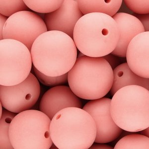 18 mm DQ Acrylperlen Coral red