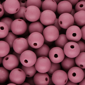 10 mm DQ Acrylperlen Plum