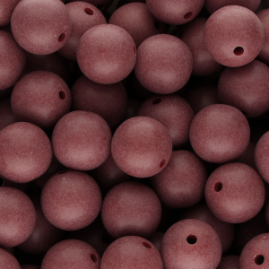 14 mm DQ Acrylperlen Bordeaux red