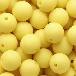 16 mm DQ Acrylperlen Sunshine yellow