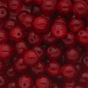 8 mm Glasperlen Burgundy red