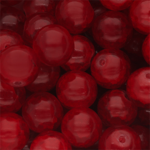 12 mm Glasperlen Burgundy red