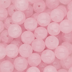 8 mm Glasperlen Light pink