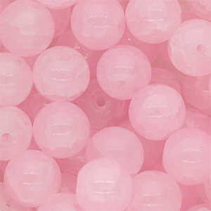 10 mm Glasperlen Light pink