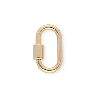 Zubeh&ouml;r Schl&uuml;ssel Anh&auml;nger Schloss, Oval Gold