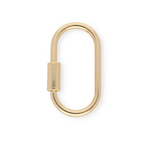 Zubeh&ouml;r Schl&uuml;ssel Anh&auml;nger Schloss, Oval Gold