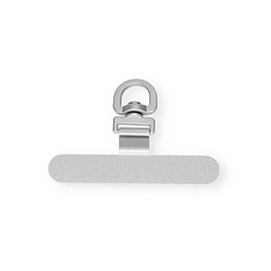 Befestigungs-Patch&nbsp;f&uuml;r Handyketten Silver