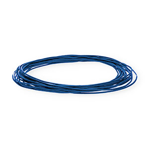 Leder rund 1&nbsp;mm Dark blue