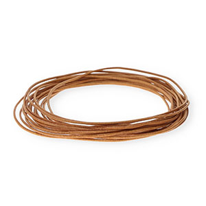 Leder rund 1,5&nbsp;mm Light brown