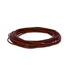 Leder rund 2&nbsp;mm Dark bordeaux