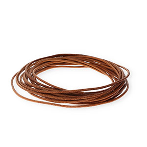 Leder rund 2&nbsp;mm Brown