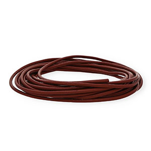 Leder rund 3&nbsp;mm Dark bordeaux