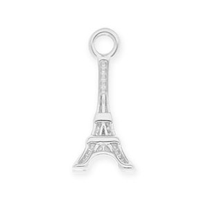 Anh&auml;nger aus rostfreiem Edelstahl, Eiffelturm Silver