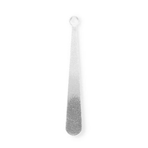 Anh&auml;nger aus rostfreiem Edelstahl, Tropfenform Silver