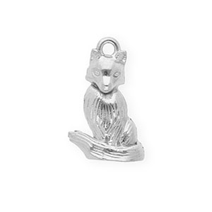 Anh&auml;nger aus rostfreiem Edelstahl, Fuchs Silver