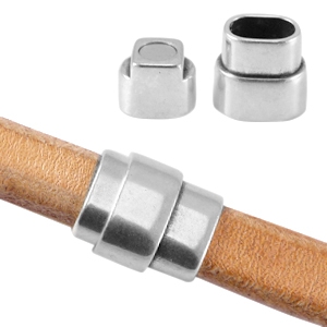 DQ Metall Magnetverschluss Antik silber (Nickelfrei)