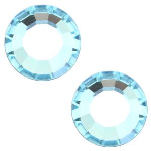 Swarovski Elements SS20 flat back (4.7mm) Aquamarine blue