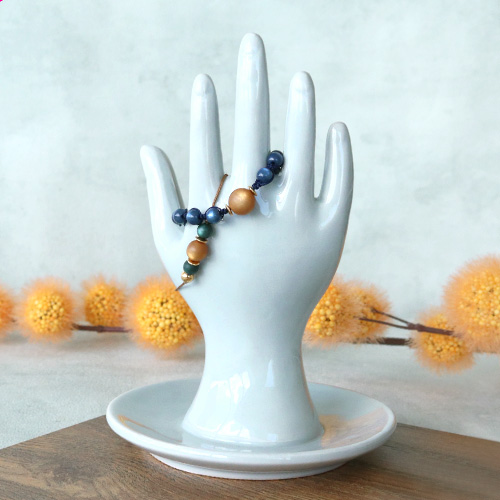 Schicken Schmuck aus Polaris Elements Perlen in warmen Farben