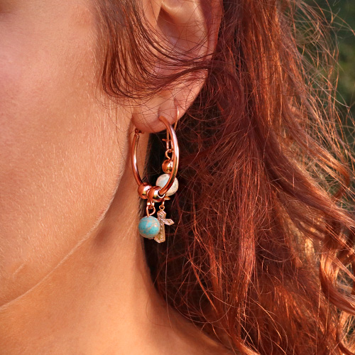 Machen Sie &uuml;berraschende Armb&auml;nder und Ohrringe mit Jaspis Naturstein Perlen