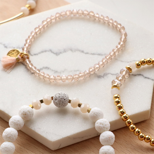 Ideen f&uuml;r Armb&auml;nder mit Top-Facett-Perlen 