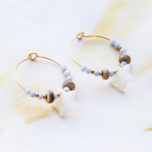 Gestalten Sie Schmuck im Sommerlook mit schillernden Perlmuttanh&auml;ngern