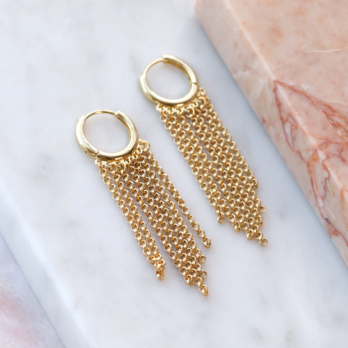 Werden Sie kreativ mit TQ-Metall-Ohrringen aus Messing