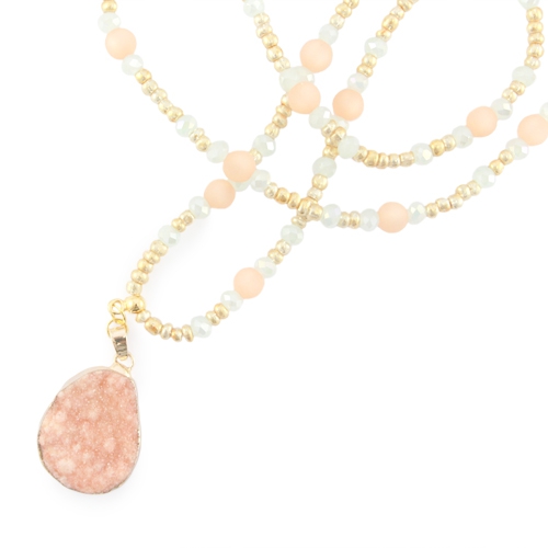 Prachtvoller Schmuck mit neuem Halbedelstein Anh&auml;nger