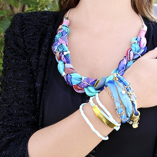 Bohemian Satin Band mit allerlei hippen Mustern & Wickel Kordel ist ein absolutes Muss!