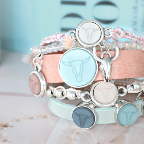 Cabochon B&uuml;ffelkopf print