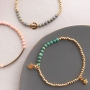 Subtiler Schmuck mit neuen Jade Naturstein Perlen und goldenen Details!