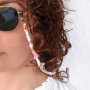 Fusskettchen, Armbandes und Brillen Kordel mit Quasten