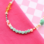 Einzigartige Ketten und Sneaker-Cords mit Buchstabenperlen aus Acryl