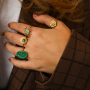 Inspiration: Chunky Ringe aus Edelstahl mit Emaille