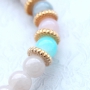 Trendy Pastell Schmuck und Accessoires mit Crackled Opal Glasperlen.