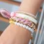 Trendy Schmuck mit Blumendruck