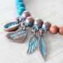 Be inspired: Faszinierender Schmuck aus Kupfer blue patina DQ Metall und prachtvollen Perlen!